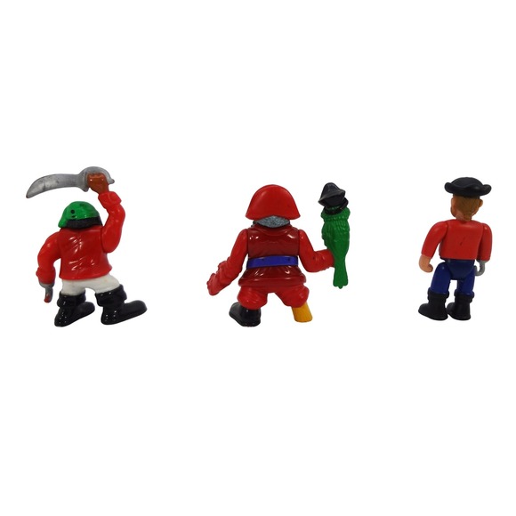 Lot of 3 Fisher Price Great Adventures 1995-95 Pirate Ship Set - Picture 2 of 2